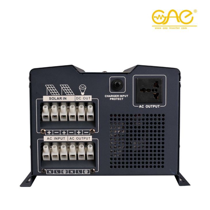 Pure Sine Wave Hybrid Solar Inverter DC To AC 3000W With Charger Controller 12V/24V/48V/96V